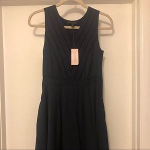 Banana Republic Navy Blue Silk Dress
